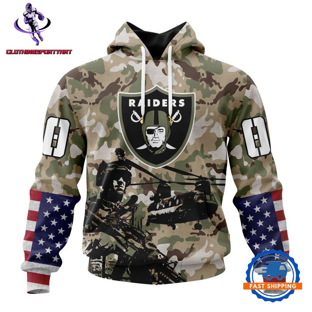 Las Vegas Raiders Veterans Hoodie