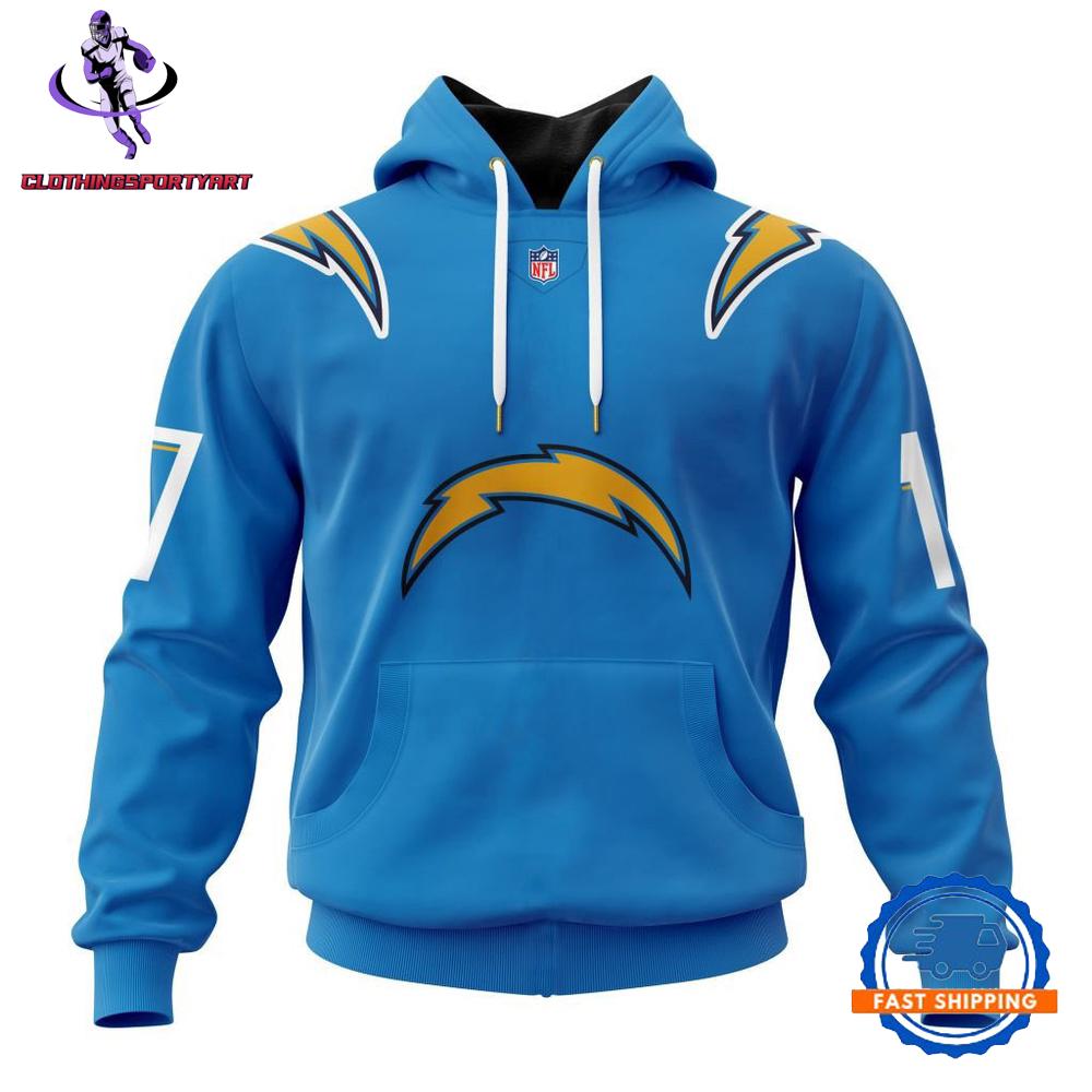 Los Angeles Chargers Alternate Design Concept Hoodie