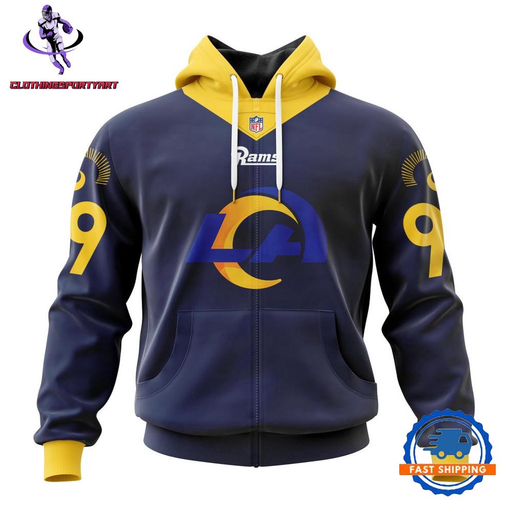 Los Angeles Rams Football Team New Color Design Hoodie