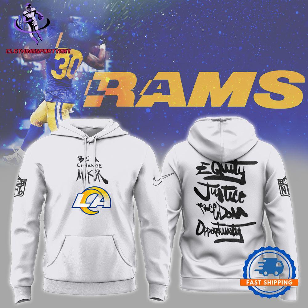Los Angeles Rams Inspire Inspire Be A Change Maker NFL Hoodie