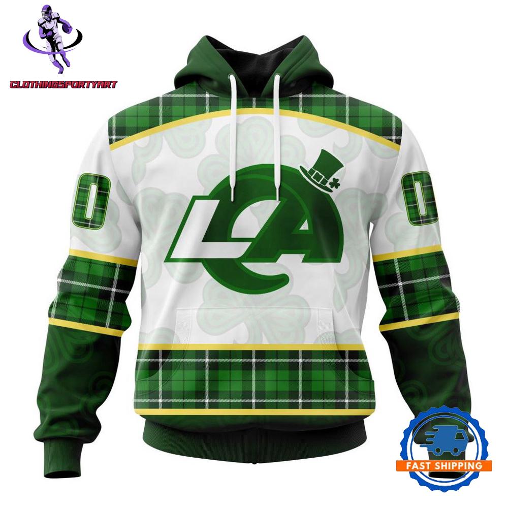 Los Angeles Rams St. Patricks Day Hoodie