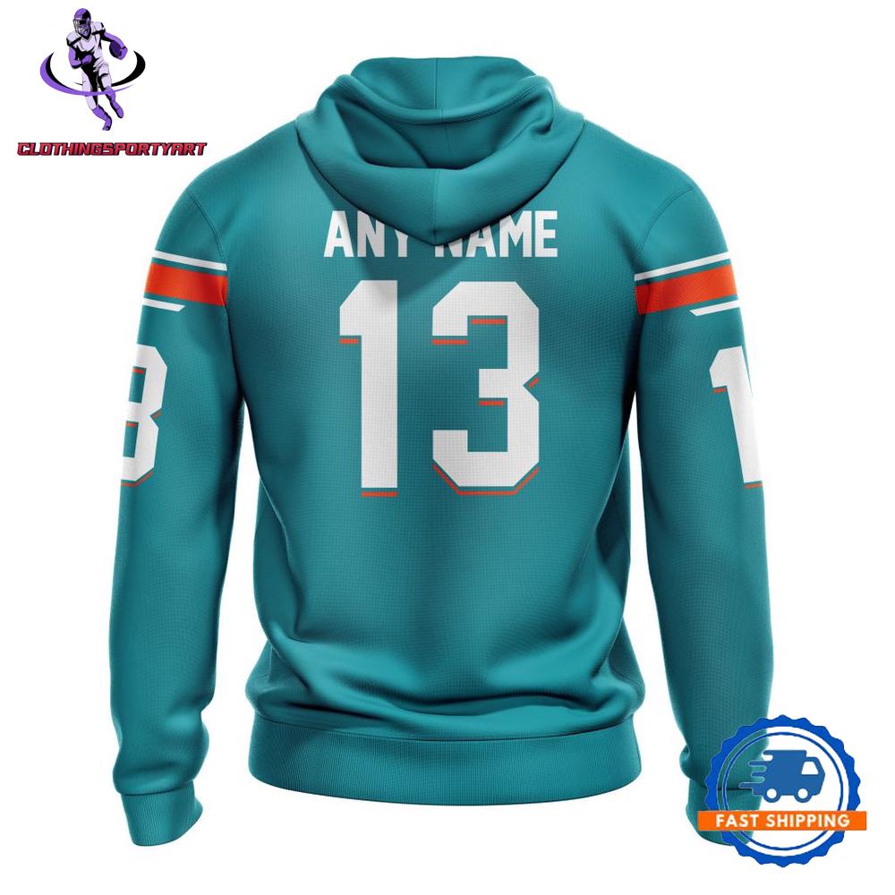 Miami Dolphins Alternate Design Concept Hoodie Miami Dolphins Alternate Design Concept Hoodie
