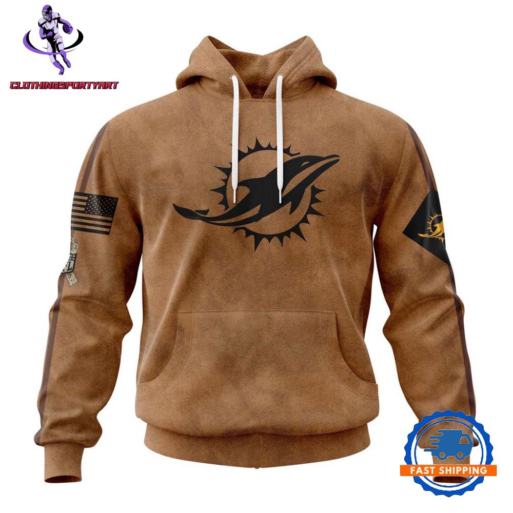 Miami Dolphins Salute To Service For Veterans Day Hoodie