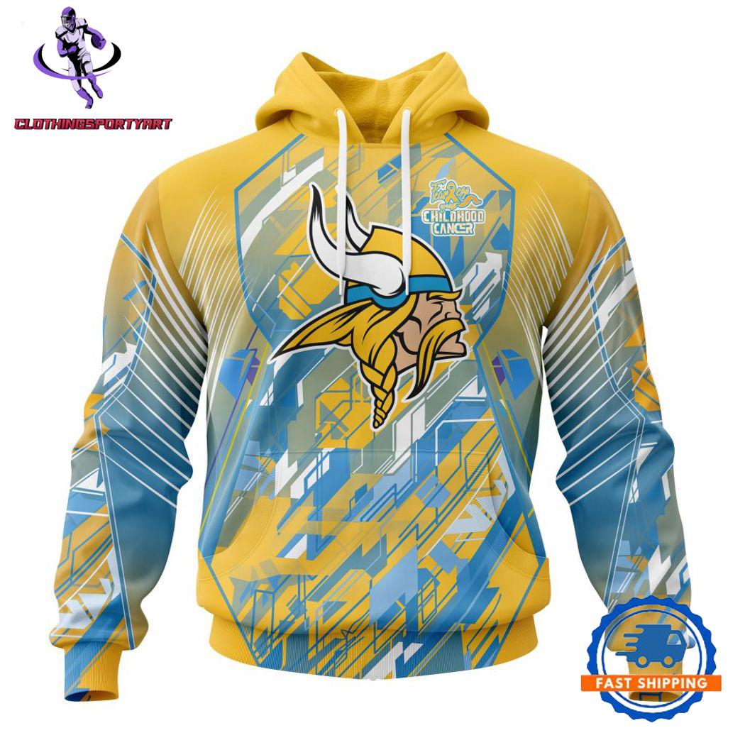 Minnesota Vikings Breast Cancer Hoodie