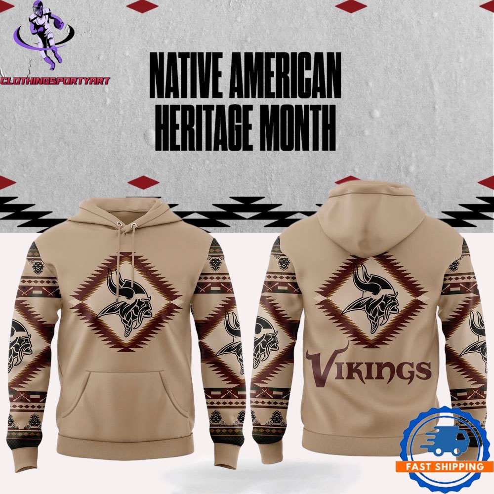 Minnesota Vikings Native American Heritage Month Hoodie