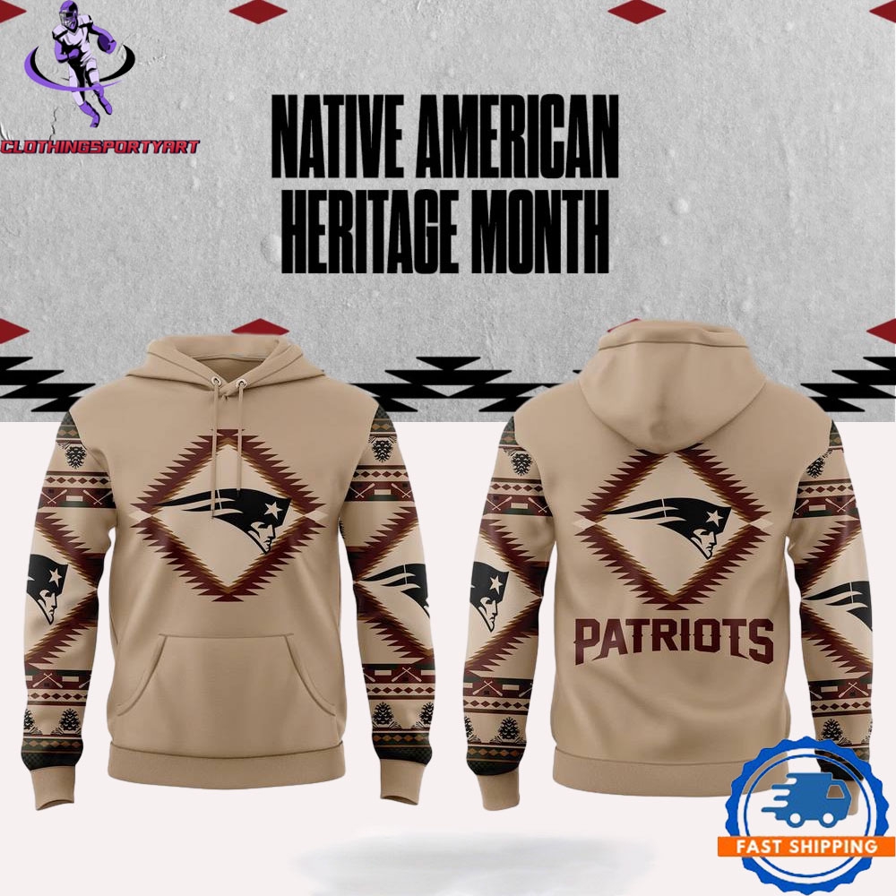 New England Patriots Native American Heritage Month Hoodie