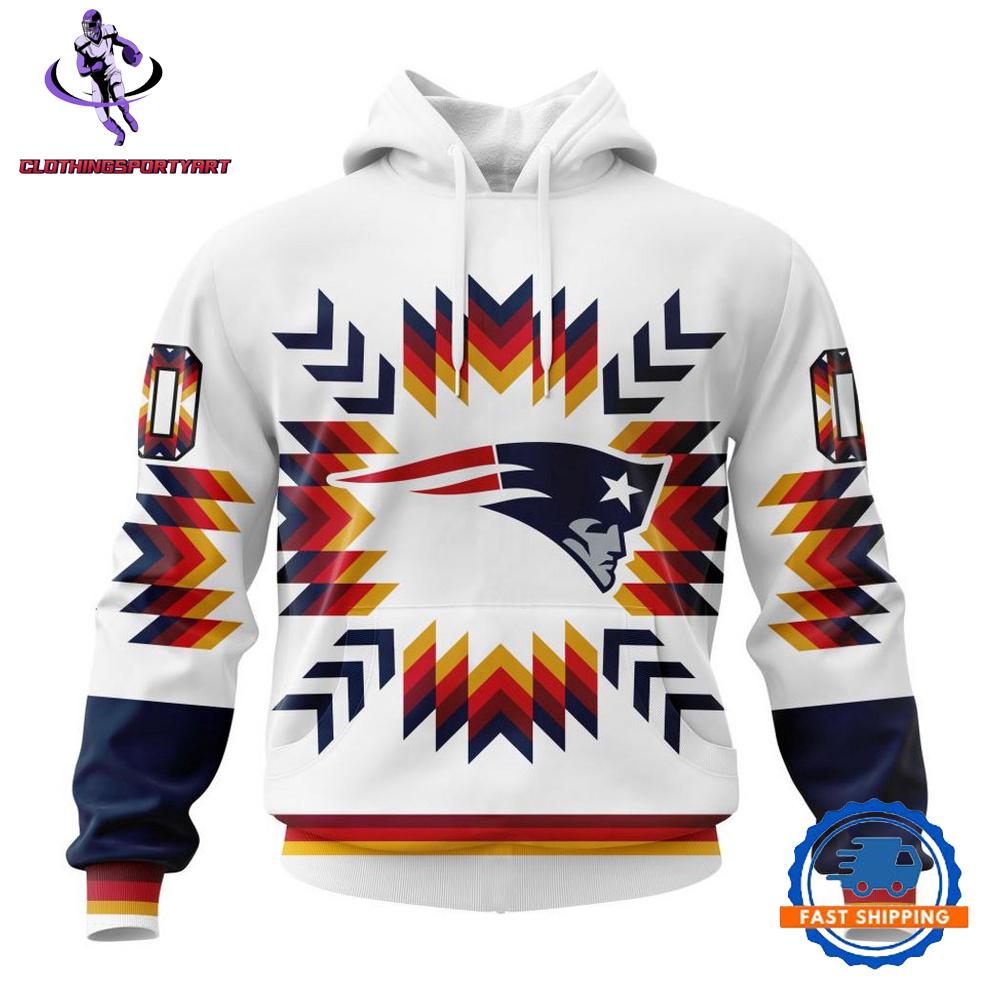 New England Patriots Special Native Pattern Hoodie