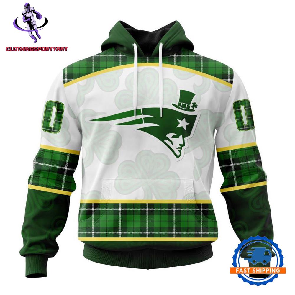 New England Patriots St. Patricks Day Hoodie