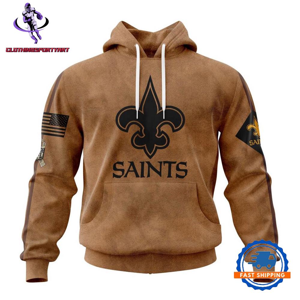 New Orleans Saints Salute To Service For Veterans Day Hoodie