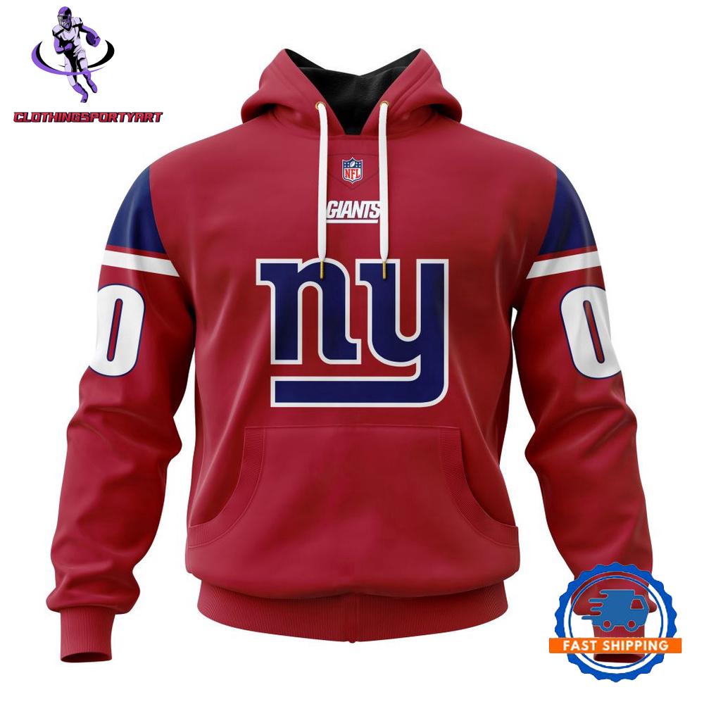 New York Giants Football Team New Color Design Hoodie