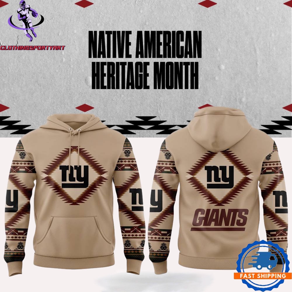New York Giants Native American Heritage Month Hoodie