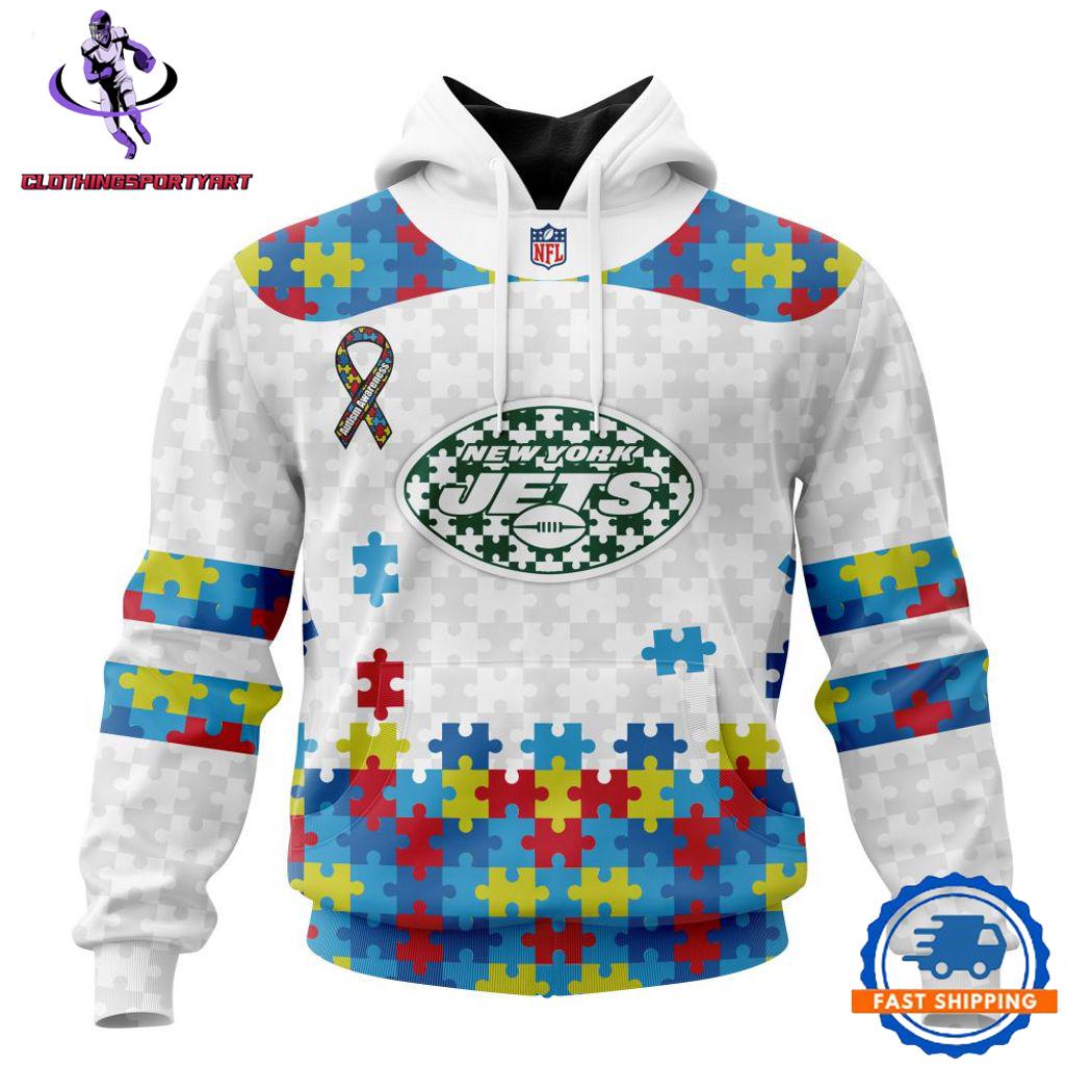 New York Jets Autism Awareness Hoodie
