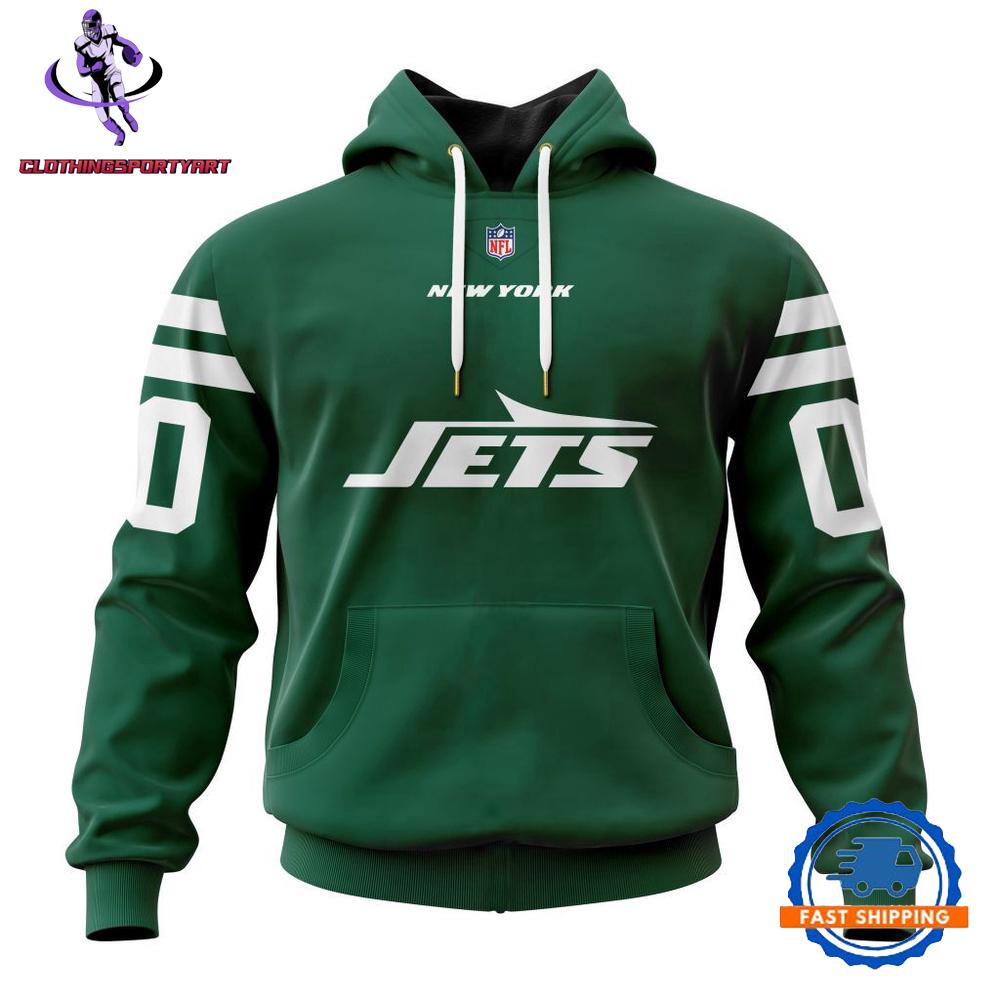 New York Jets Football Team New Color Design Hoodie