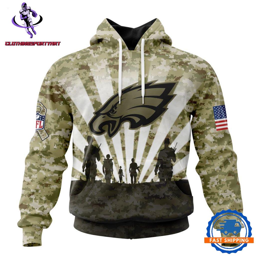 Philadelphia Eagles Military Hoodie