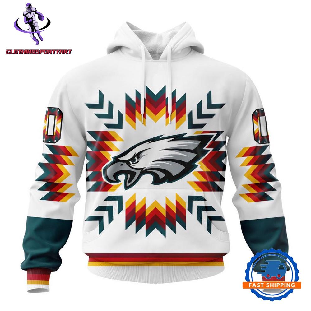Philadelphia Eagles Special Native Pattern Hoodie