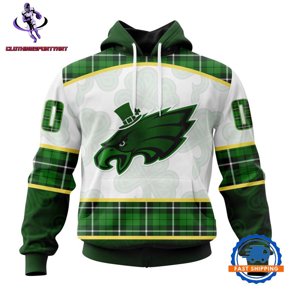 Philadelphia Eagles St. Patricks Day Hoodie