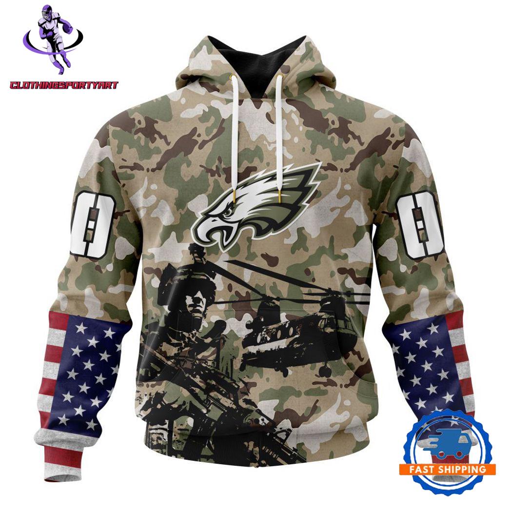 Philadelphia Eagles Veterans Hoodie