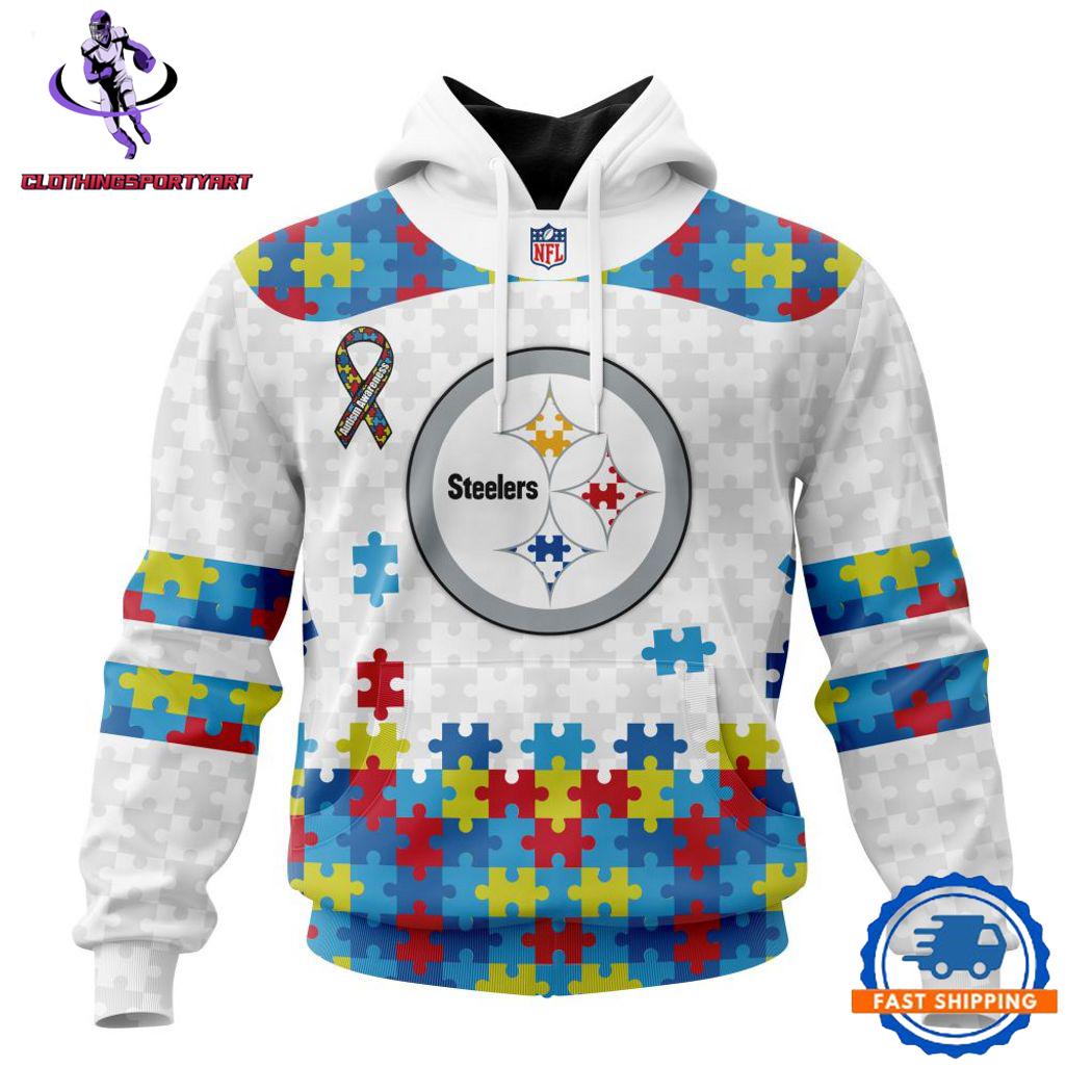 Pittsburgh Steelers Autism Awareness Hoodie