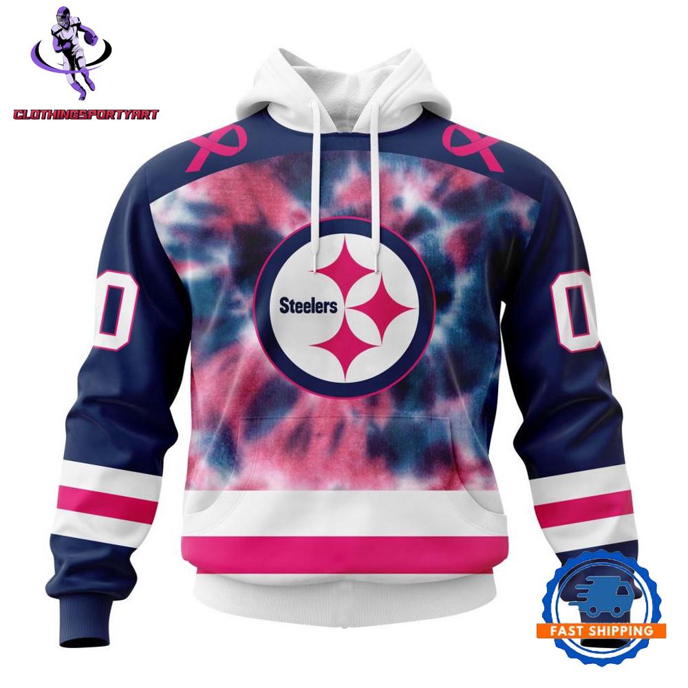 Pittsburgh Steelers Pink Fight Breast Cancer Hoodie
