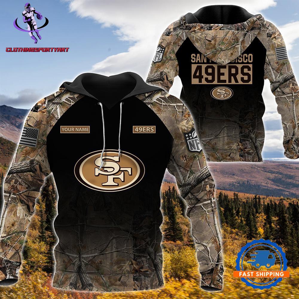 San Francisco 49ers Hunting Camo Hoodie