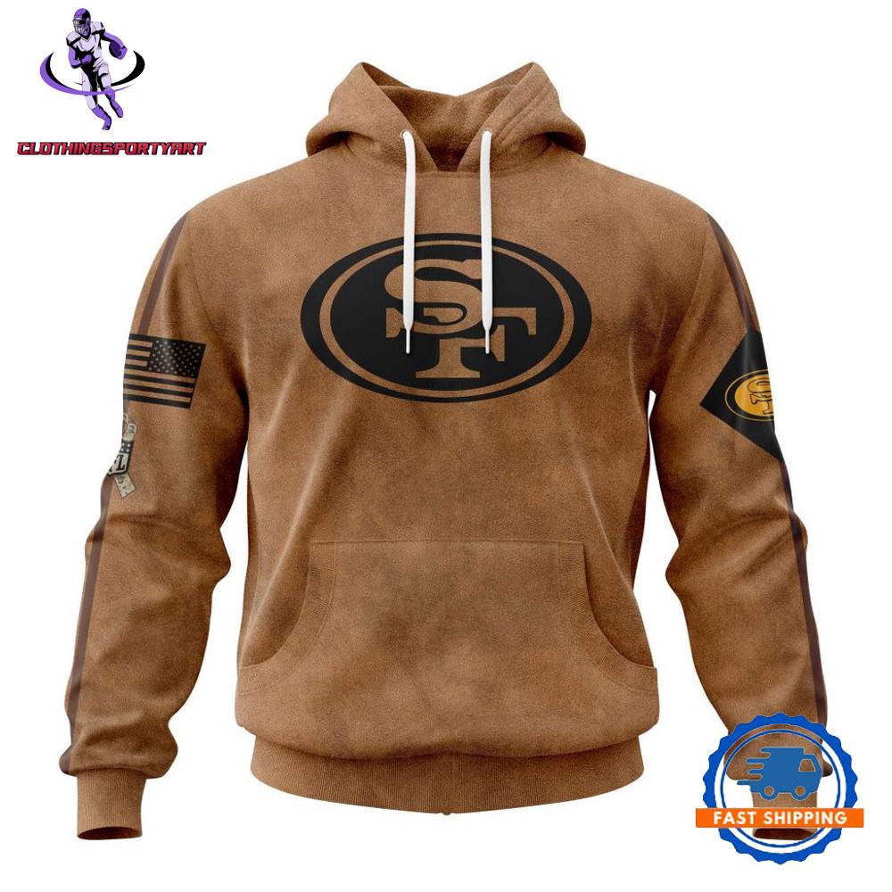 San Francisco 49ers Salute To Service For Veterans Day Hoodie