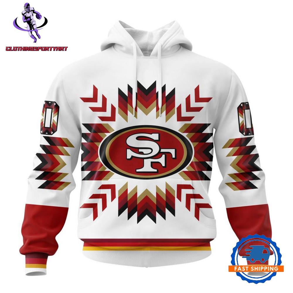 San Francisco 49ers Special Native Pattern Hoodie