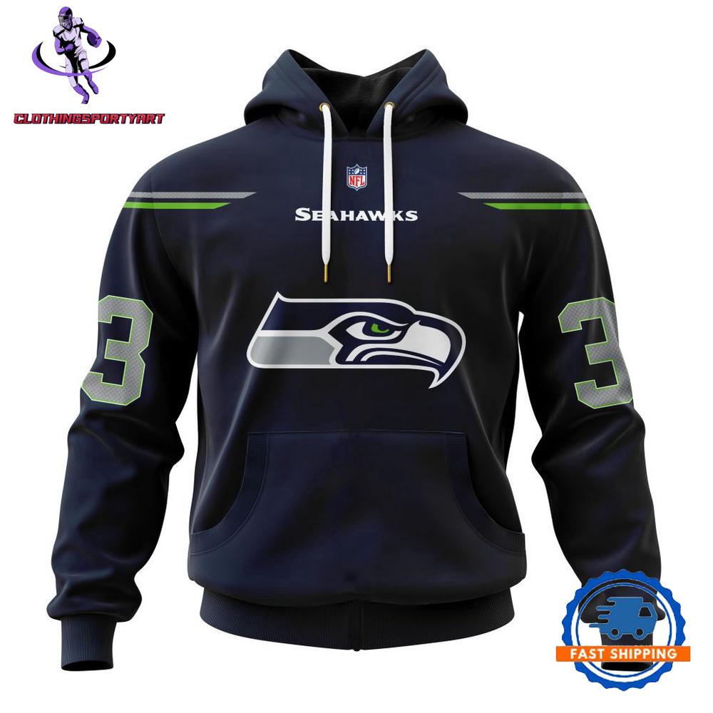 Seattle Seahawks Football Team New Color Design Hoodie