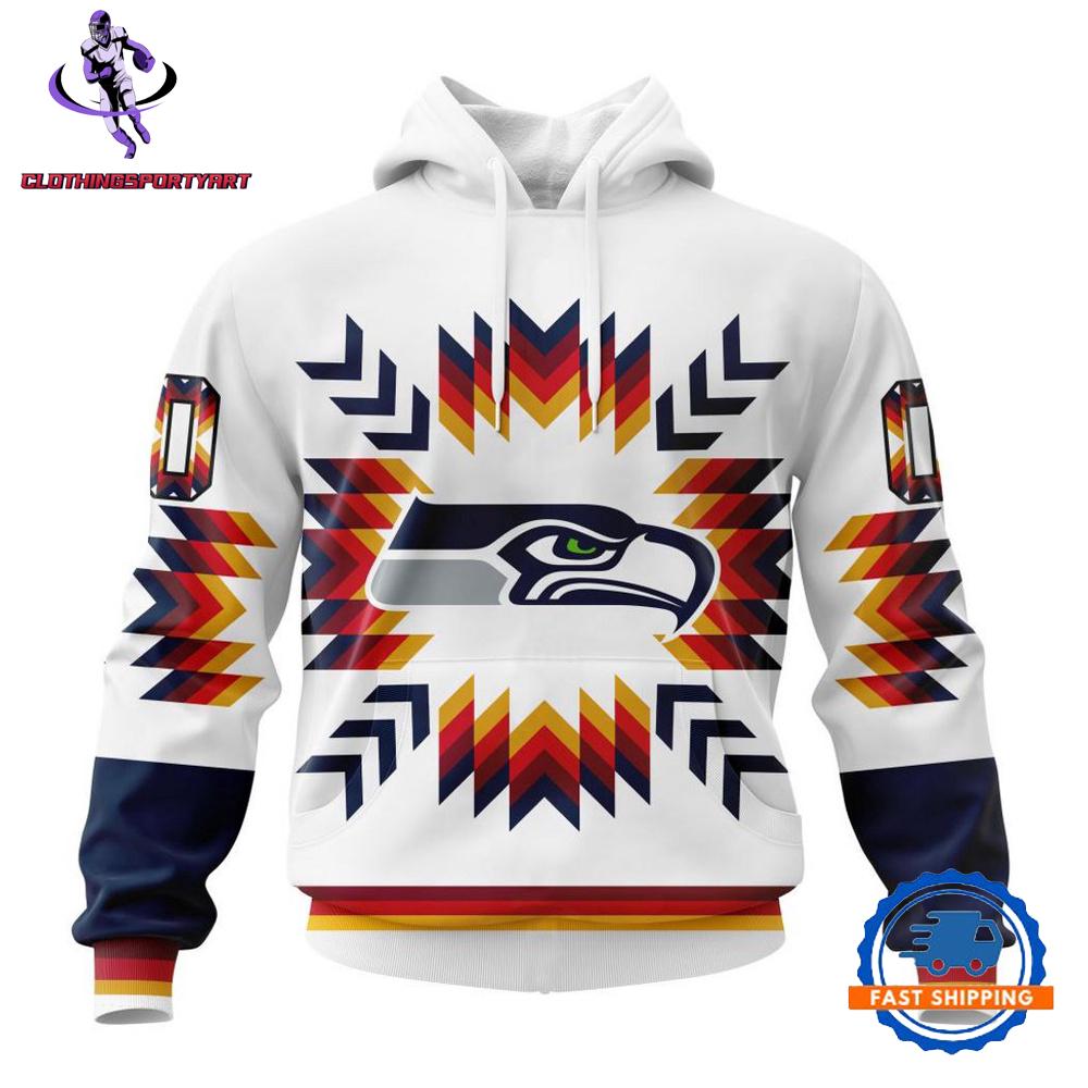 Seattle Seahawks Special Native Pattern Hoodie
