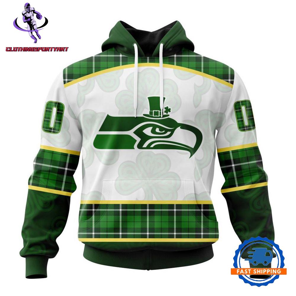 Seattle Seahawks St. Patricks Day Hoodie