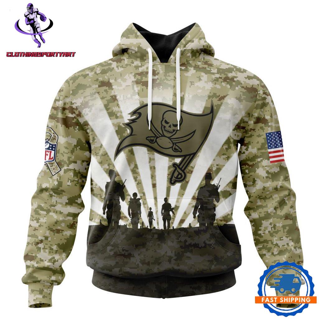 Tampa Bay Buccaneers Military Hoodie