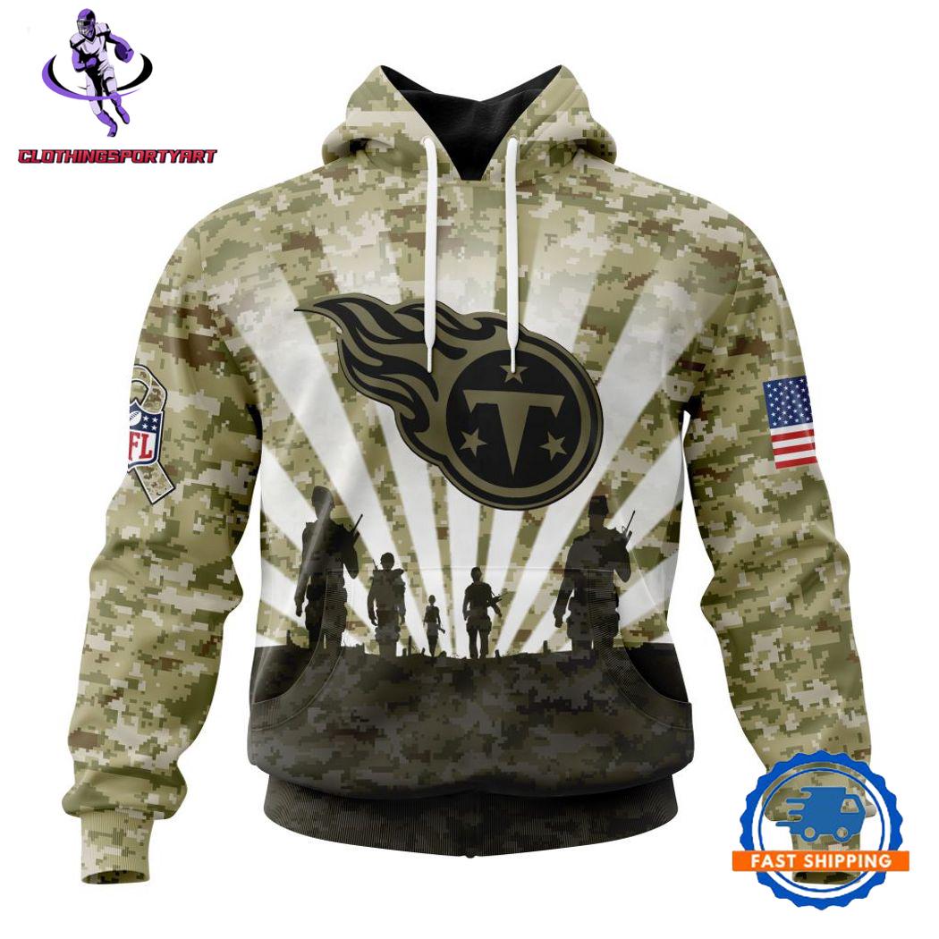 Tennessee Titans Military Hoodie