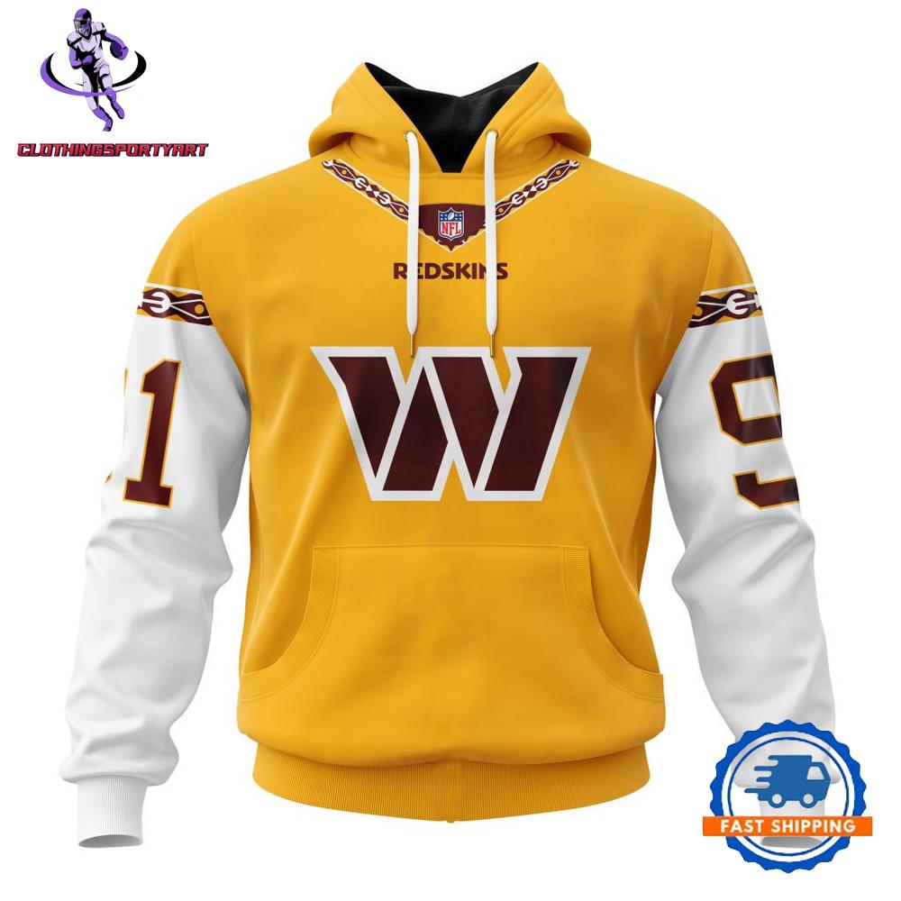 Washington Commanders Football Team Football Team New Color Design Hoodie