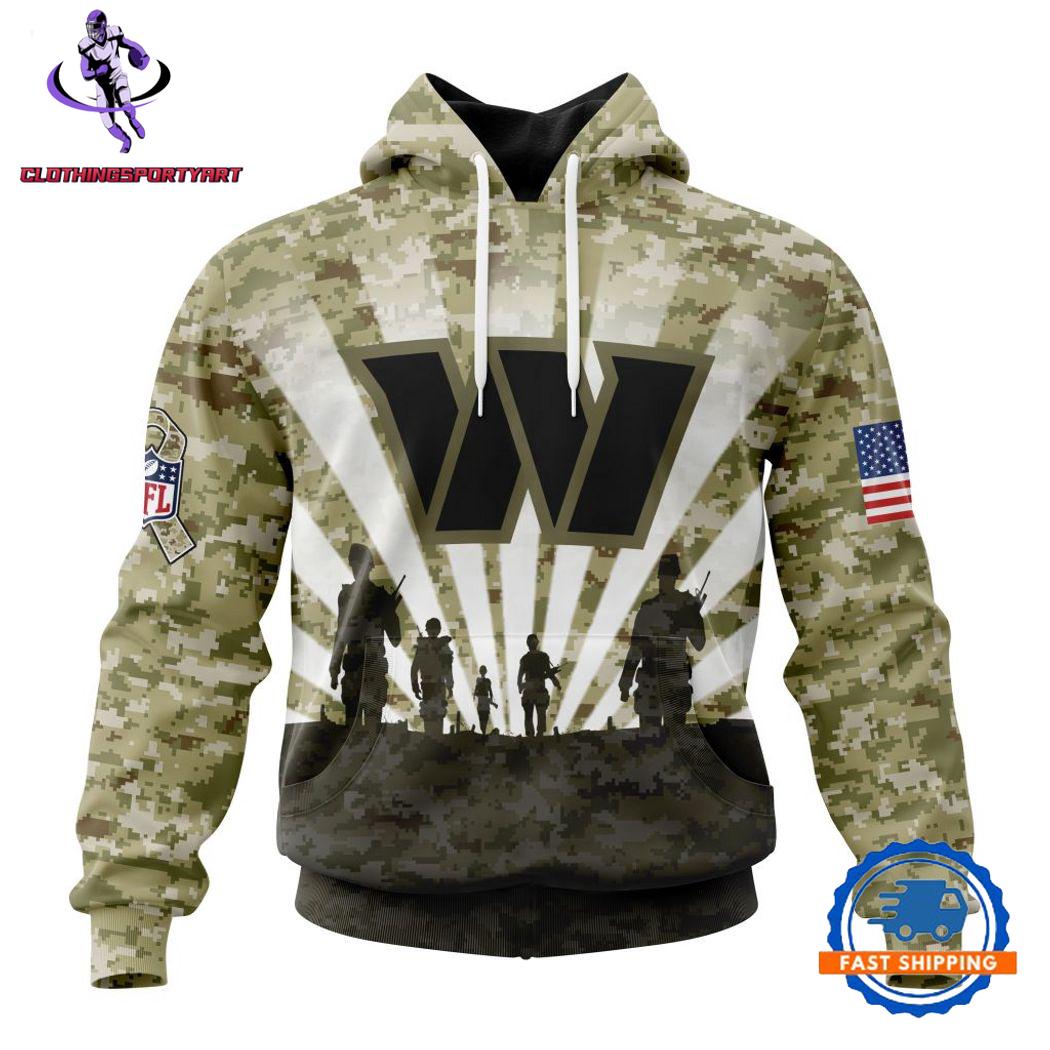 Washington Commanders Military Hoodie