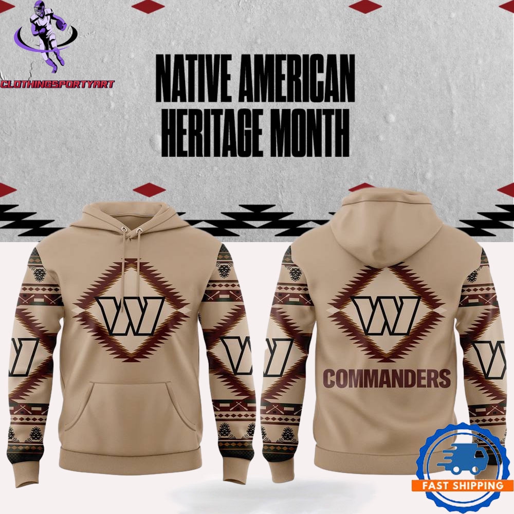 Washington Commanders Native American Heritage Month Hoodie
