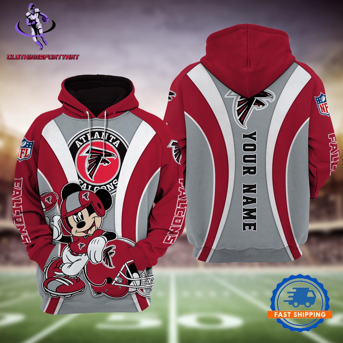 Atlanta Falcons Mickey Mouse Disney Hoodie