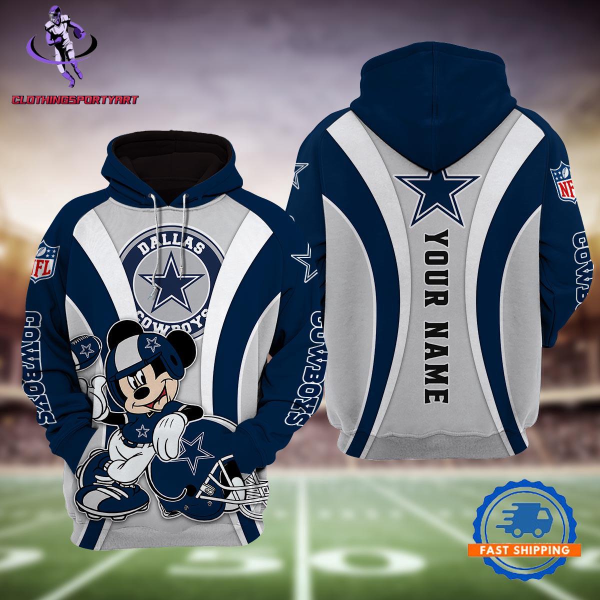 Dallas Cowboys Mickey Mouse Disney Hoodie