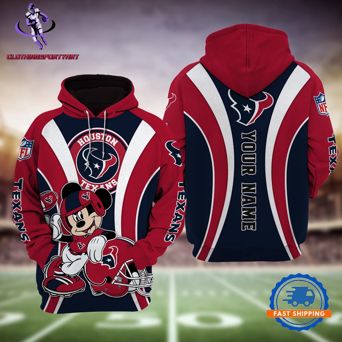 Houston Texans Mickey Mouse Disney Hoodie
