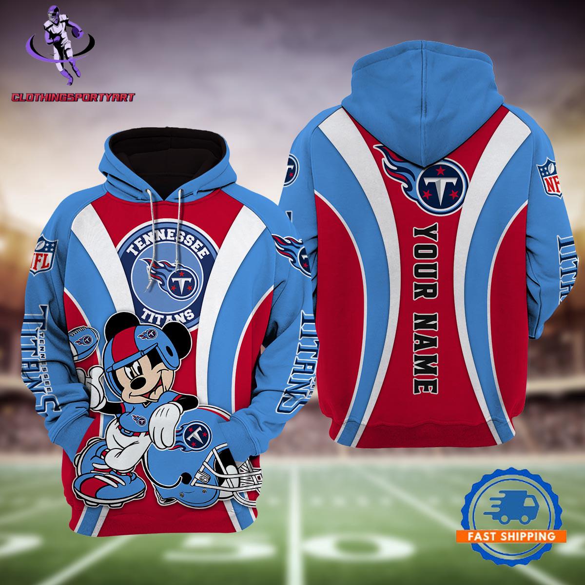 Tennessee Titans Mickey Mouse Disney Hoodie